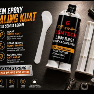 LEM BESI 2 KOMPONEN 50 G / 100 G – EPOXY ADHESIVE
