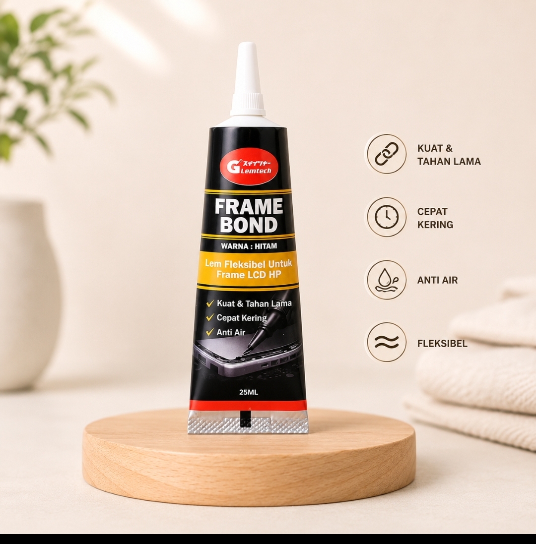 LEMTECH FRAME BOND – Lem Fleksibel untuk Frame LCD HP Pilihan Ukuran 15 g 25 g - Gambar 5