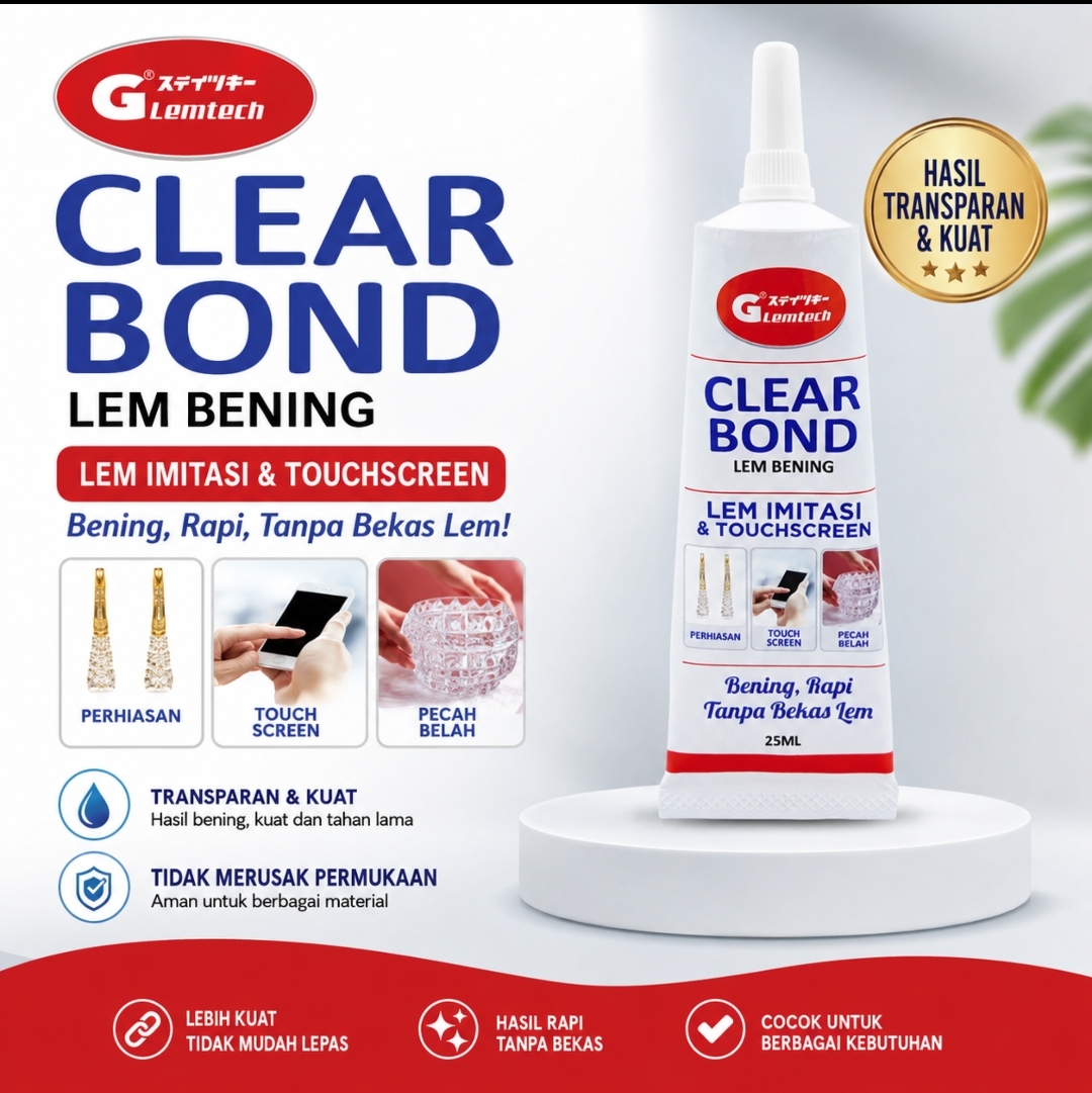 Lemtech Clear Bond 15 g & 25 g - Gambar 4