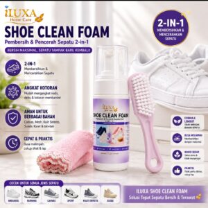 iLUXA FOAM CUCI SEPATU 100 ml - Pekat Lengkap Perawatan Sepatu