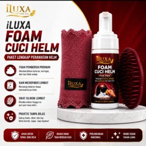 FOAM CUCI HELM PRIA 100 ML – Pembersih & Penyegar Helm