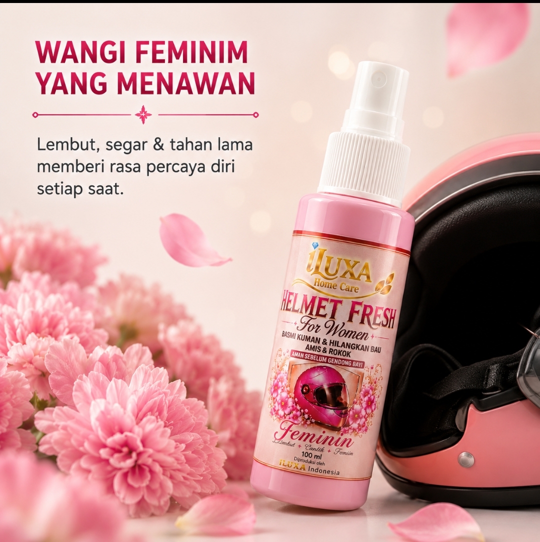 iLUXA PENYEGAR HELM For Women 100 ml – Parfum & Sanitizer Helm Wanita - Gambar 3