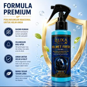 PENYEGAR & PARFUM HELM PRIA 100 ML – Wangi Segar & Elegan