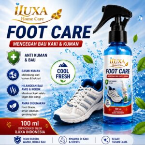 iLUXA FOOT CARE Spray – Anti Bau Kaki & Sepatu Cool Fresh 100 ml