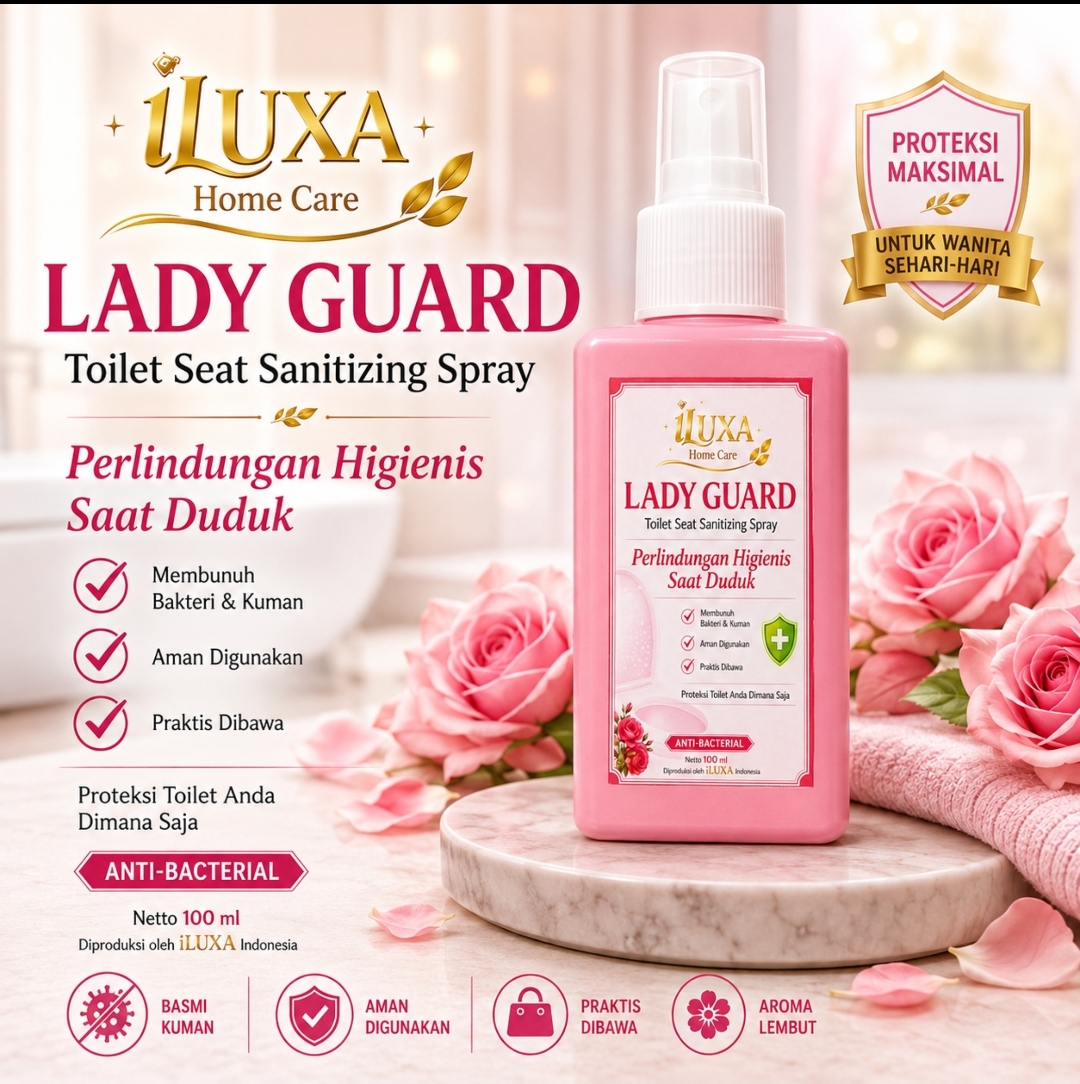 iLUXA LADY GUARD – Toilet Seat Sanitizing Spray 100 ml