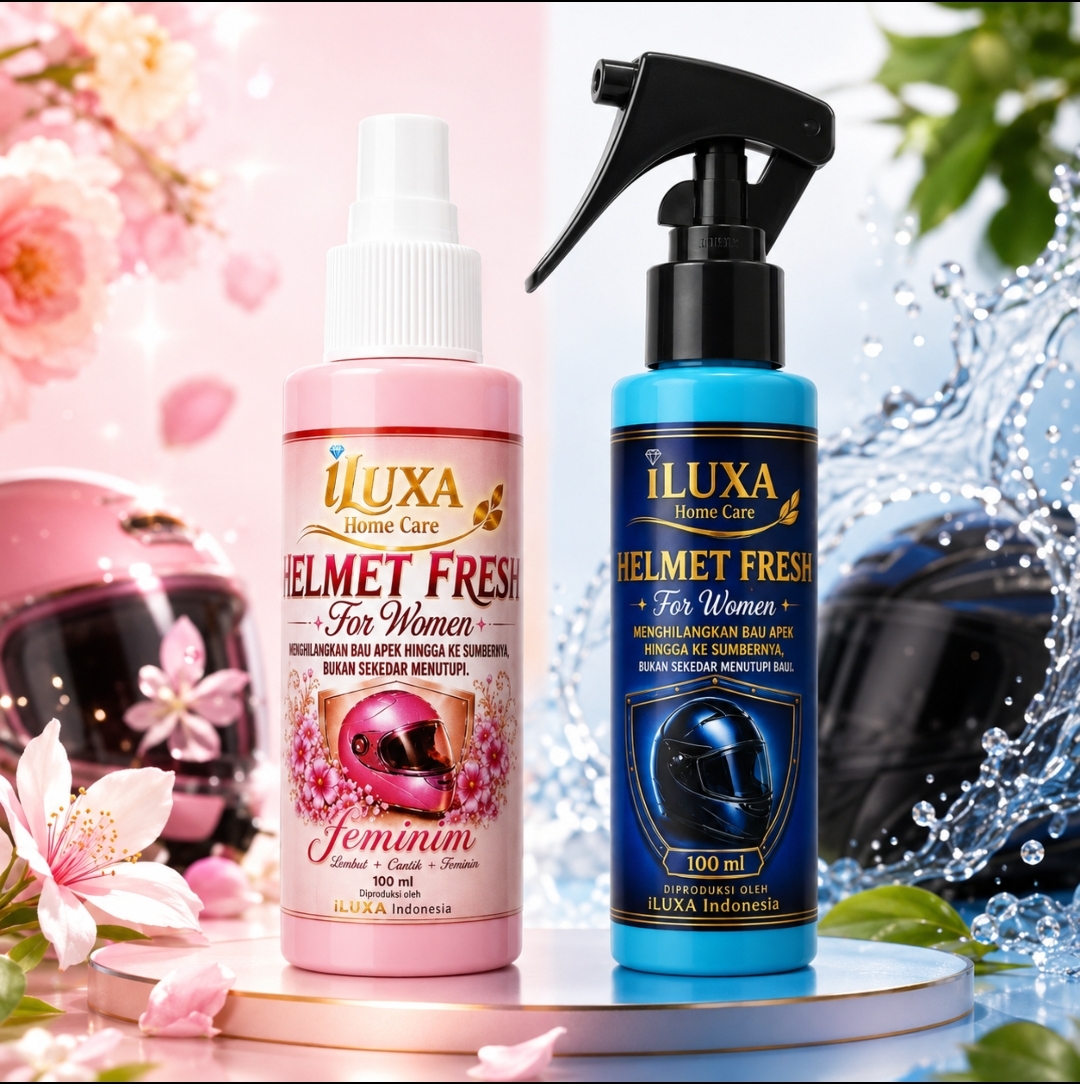 iLUXA HELMET FRESH 100 ml – Parfum & Sanitizer Helm Pria & Wanita
