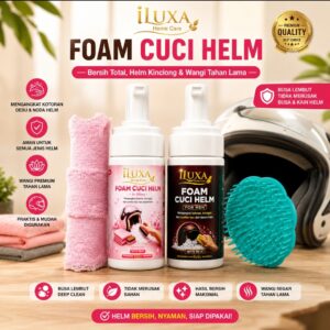 iLUXA FOAM CUCI HELM 100 ml – Pembersih Helm Pria & Wanita