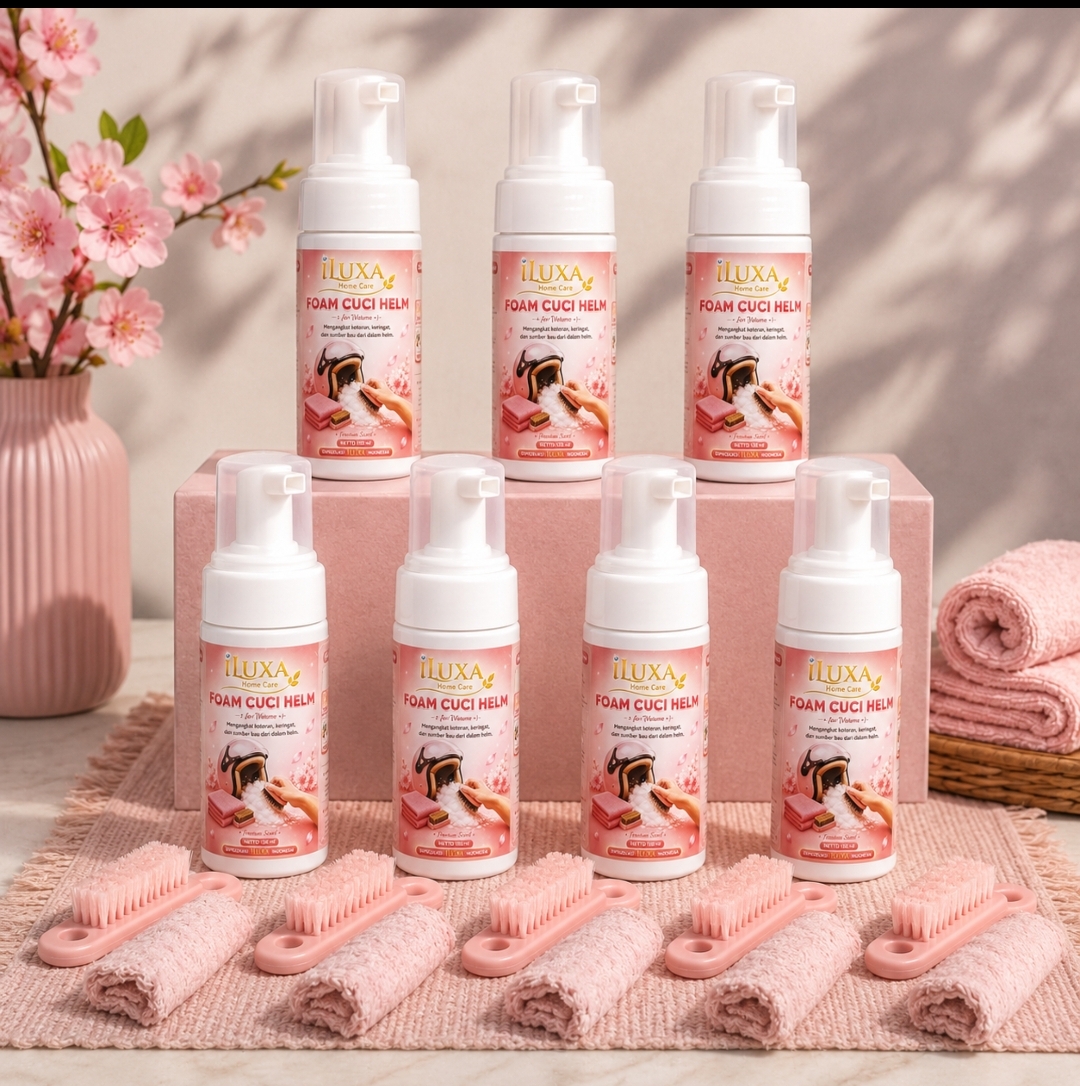 iLUXA FOAM CUCI HELM 100 ml – Pembersih Helm Pria & Wanita - Gambar 8