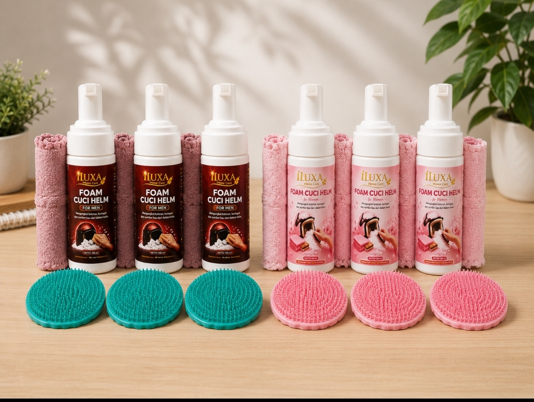 iLUXA FOAM CUCI HELM 100 ml – Pembersih Helm Pria & Wanita - Gambar 12