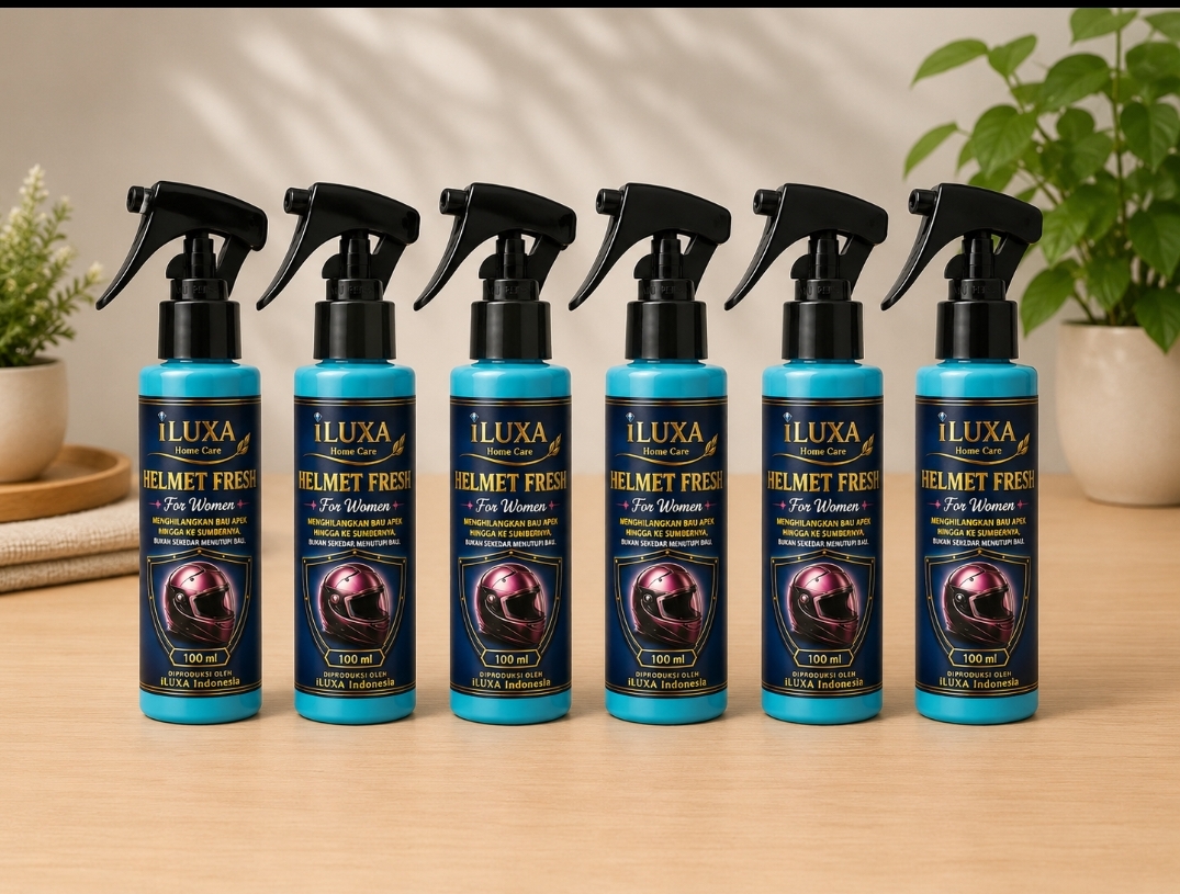iLUXA HELMET FRESH 100 ml – Parfum & Sanitizer Helm Pria & Wanita - Gambar 9