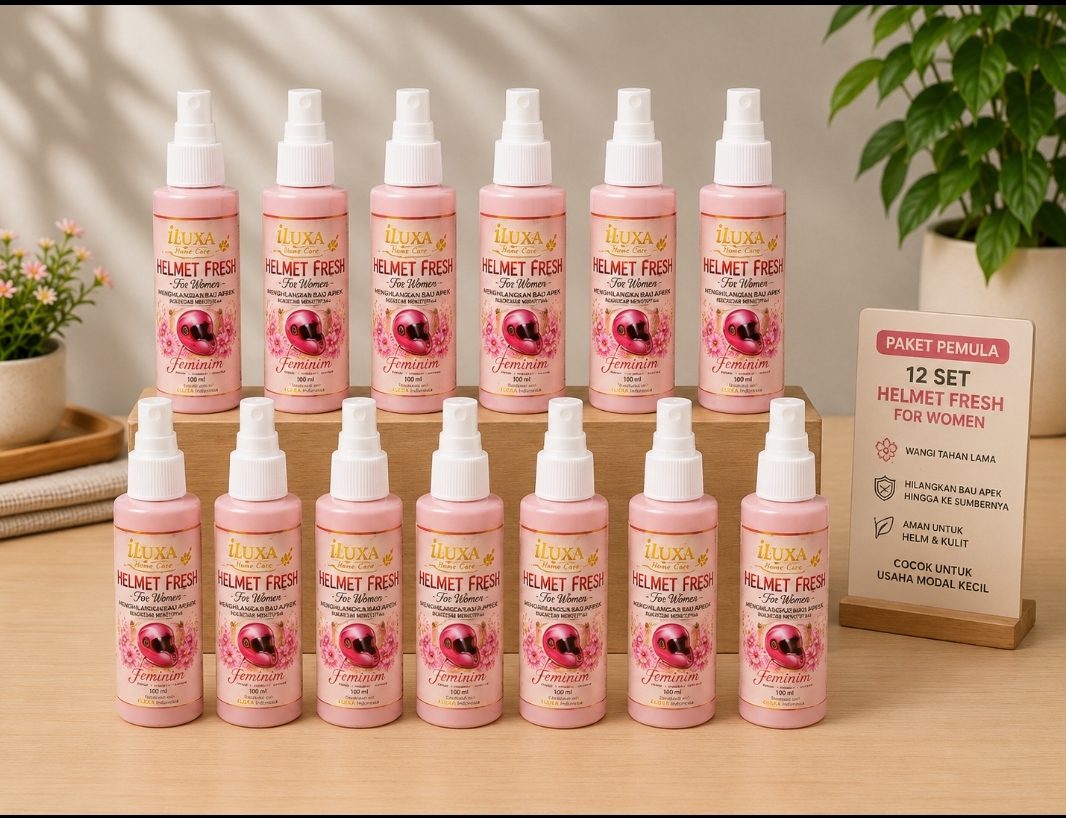 iLUXA HELMET FRESH 100 ml – Parfum & Sanitizer Helm Pria & Wanita - Gambar 11