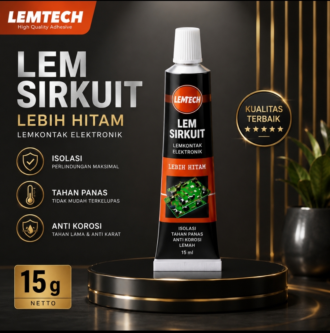 LEM SIRKUIT HITAM – Lem Perekat Serbaguna Kuat - Gambar 6