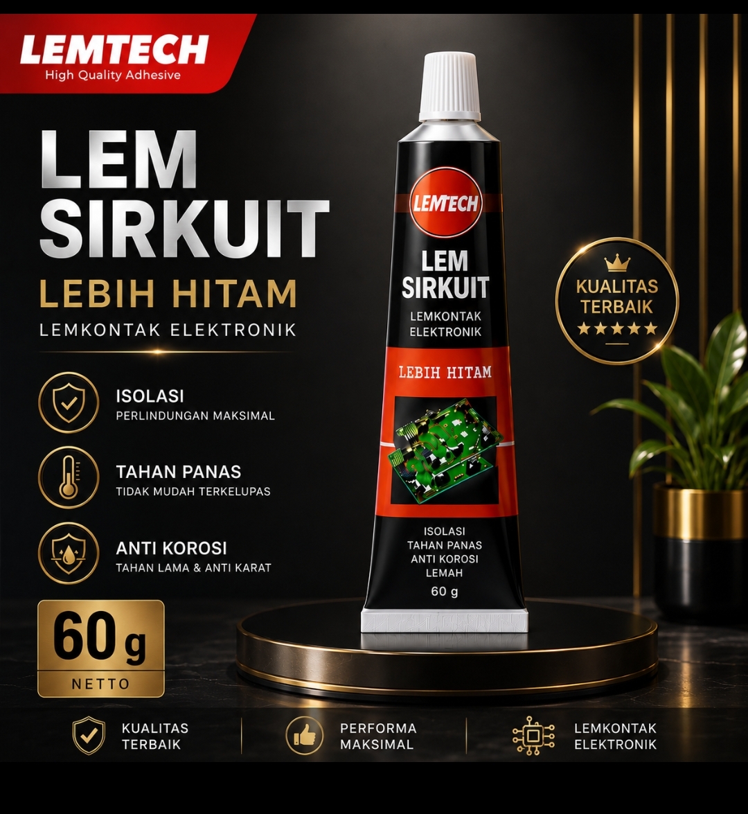 LEM SIRKUIT HITAM – Lem Perekat Serbaguna Kuat - Gambar 7