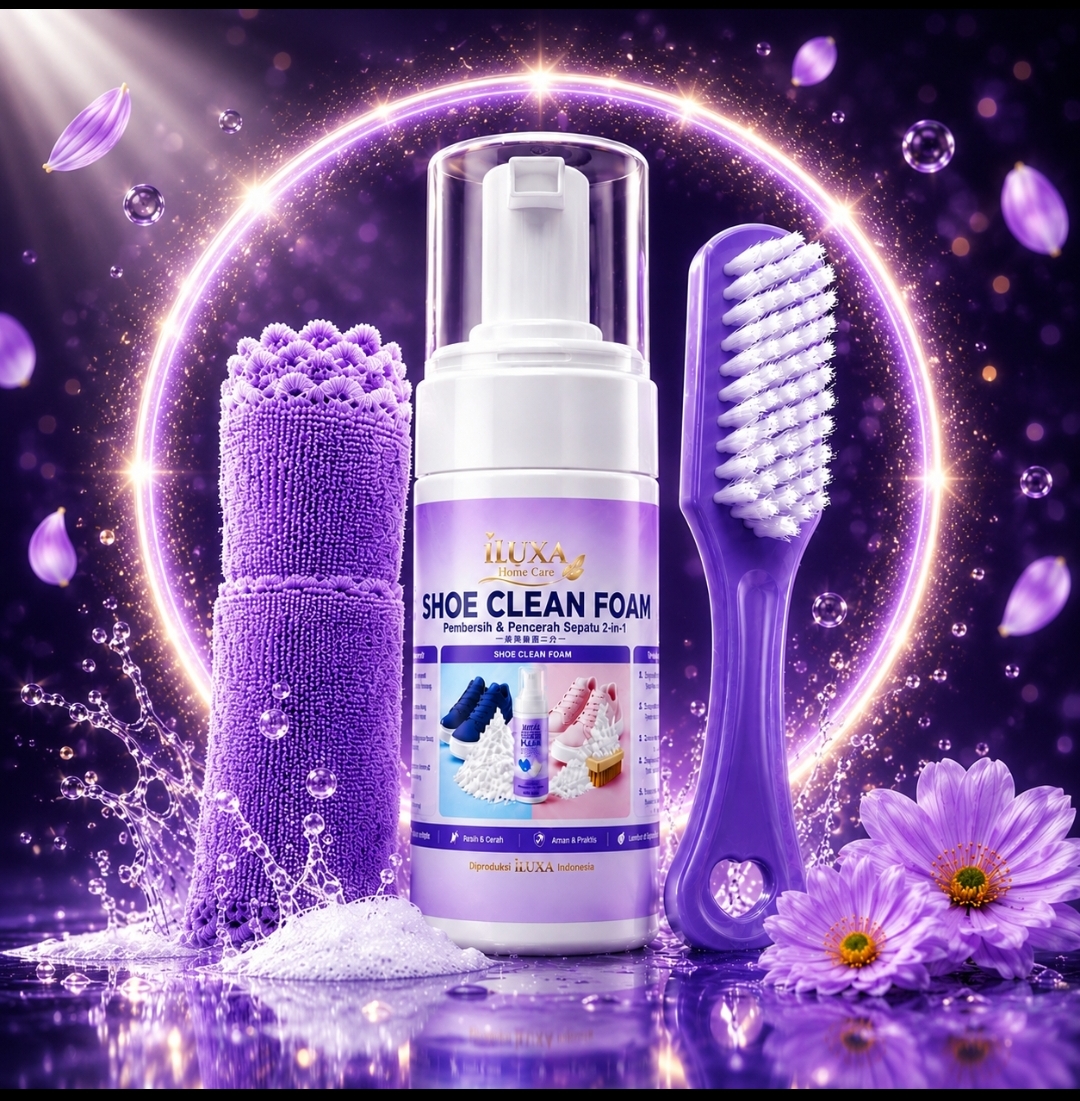 FOAM CUCI SEPATU 100 ML – Pembersih Sepatu Praktis