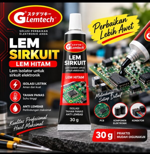 LEM SIRKUIT HITAM – Lem Perekat Serbaguna Kuat - Gambar 3