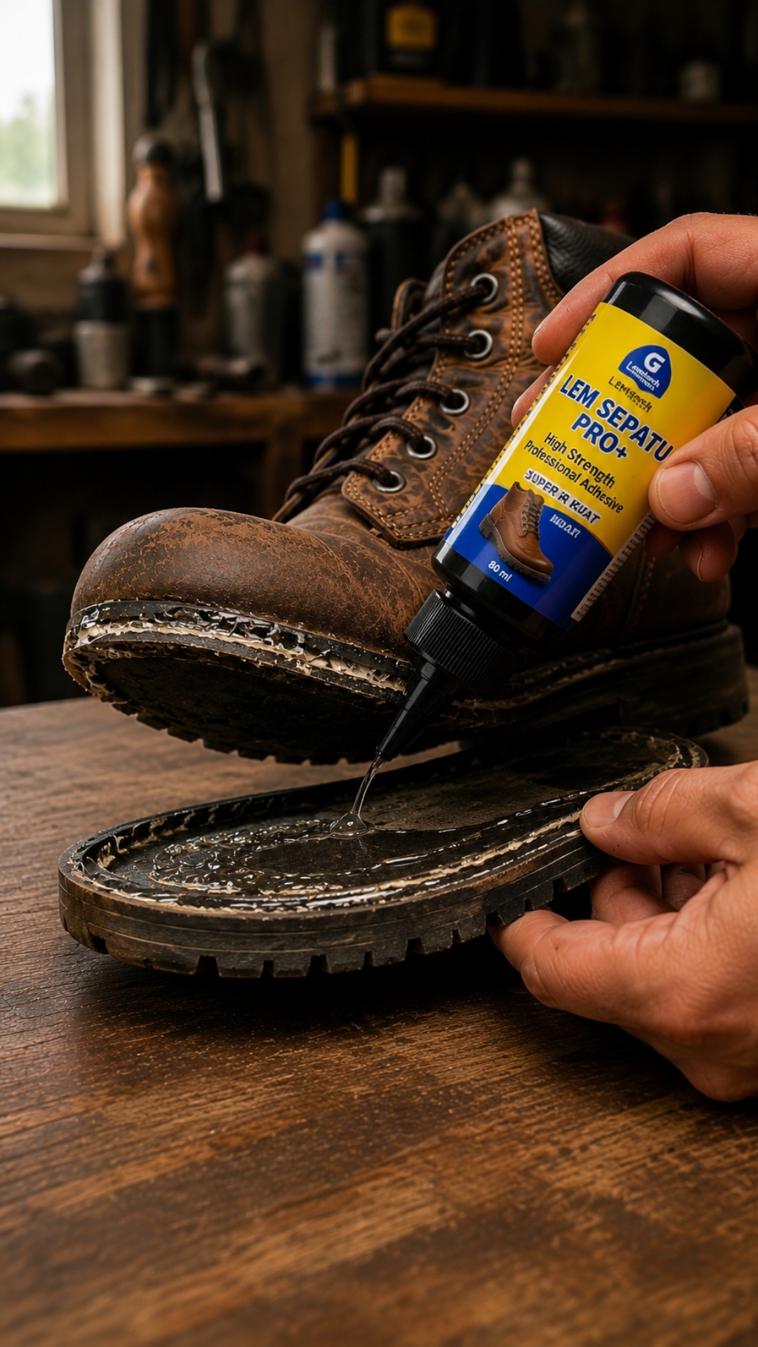Lem SEPATU PRO+ 100 ml – Lem Perekat Sepatu Kuat & Tahan Lama - Gambar 2